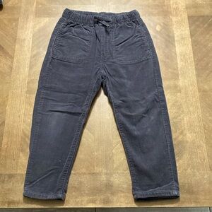 Zara Boys Gray Cordoroy Jogger Pants